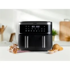 Domo Déli Fryer Double Fry Zone 2 X 4L -Cuisine Fournitures Magasin 740074 4 1 Deli Fryer double fry zone 2 x 4L Domo