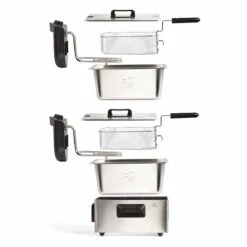 LIVOO Friteuse Double 2 X 3 L Inox DOC217 8 LIVOO Friteuse Double 2 X 3 L Inox DOC217 -Cuisine Fournitures Magasin 758001 3 2 Friteuse double 2 x 3 L inox DOC217 Livoo
