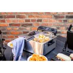 LIVOO Friteuse Double 2 X 3 L Inox DOC217 9 LIVOO Friteuse Double 2 X 3 L Inox DOC217 -Cuisine Fournitures Magasin 758001 4 2 Friteuse double 2 x 3 L inox DOC217 Livoo