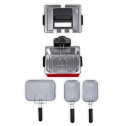 LIVOO Friteuse Rouge 5 L DOC241 2000 W -Cuisine Fournitures Magasin 758007 2 2 Friteuse rouge 5 L DOC241 2000 W Livoo