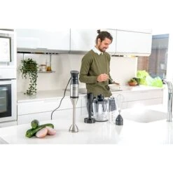 Taurus Mixeur Plongeant Acier Inoxydable 1200 W 1L 7 Taurus Mixeur Plongeant Acier Inoxydable 1200 W 1L -Cuisine Fournitures Magasin 760350 2 2 Mixeur plongeant acier inoxydable 1200 W 1L Taurus