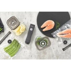 Caso Pompe De Mise Sous Vide électrique Vacu One Touch Eco-Set Avec Accessoires 8 Caso Pompe De Mise Sous Vide électrique Vacu One Touch Eco-Set Avec Accessoires -Cuisine Fournitures Magasin 760363 3 1 Pompe de mise sous vide electrique Vacu One Touch Eco Set avec accessoires Caso
