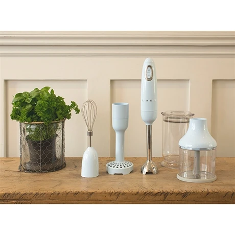 Smeg Mixeur Plongeant Avec Accessoires 700 W HBF22PBEU Bleu Azur 2 Smeg Mixeur Plongeant Avec Accessoires 700 W HBF22PBEU Bleu Azur – Image 2