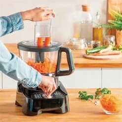 Moulinex Robot Double Force 1000 W FP821811 Noir -Cuisine Fournitures Magasin 761058 2 2 Robot double force 1000 W FP821811 noir Moulinex