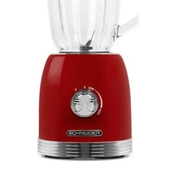 Schneider® Blender Vintage 1,5 L 800 W SCBL15R Rouge -Cuisine Fournitures Magasin 761073 2 1 Blender vintage 1 5 L 800 W SCBL15R rouge Schneider