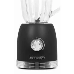 Schneider® Blender Vintage 800 W 1,5 L SCBL15B Noir 9 Schneider® Blender Vintage 800 W 1,5 L SCBL15B Noir -Cuisine Fournitures Magasin 761074 4 1 Blender vintage 800 W 1 5 L SCBL15B noir Schneider