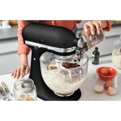 KitchenAid Robot Pâtissier Artisan à Tête Inclinable 4,8 L 300 W Noir Truffe 5KSM175PSEBK -Cuisine Fournitures Magasin 761090 2 2 Robot patissier Artisan a tete inclinable 4 8 L 300 W noir truffe 5KSM175PSEBK Kitchenaid