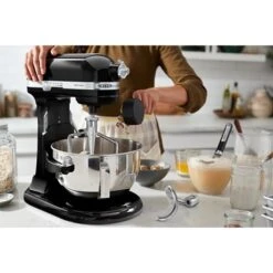 KitchenAid Robot Pâtissier Multifonction Avec Crémaillère Artisan Noir Onyx 500 W 5KSM7580XEOB -Cuisine Fournitures Magasin 76122 4 8 Robot patissier multifonction avec cremaillere Artisan noir onyx 500 W 5KSM7580XEOB Kitchenaid