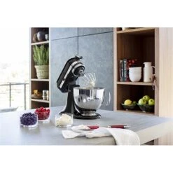 KitchenAid Robot Pâtissier Multifonction Artisan Noir Onyx 300 W 5KSM125EOB -Cuisine Fournitures Magasin 76191 2 8 Robot patissier Multifonction Artisan Noir Onyx 300 W 5KSM125EOB Kitchenaid