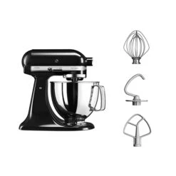 KitchenAid Robot Pâtissier Multifonction Artisan Noir Onyx 300 W 5KSM125EOB -Cuisine Fournitures Magasin 76191 3 8 Robot patissier Multifonction Artisan Noir Onyx 300 W 5KSM125EOB Kitchenaid
