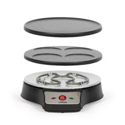 LIVOO Crêpière 2 En 1 - Crêpes Et Pancakes 1000 W DOC143 9 LIVOO Crêpière 2 En 1 - Crêpes Et Pancakes 1000 W DOC143 -Cuisine Fournitures Magasin 780059 4 3 Crepiere 2 en 1 Crepes et Pancakes 1000 W DOC143 Livoo