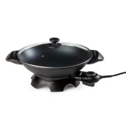 Domo Wok électrique En Aluminium 5 L DO8708W -Cuisine Fournitures Magasin 780095 2 1 Wok electrique en aluminium 5 L DO8708W Domo