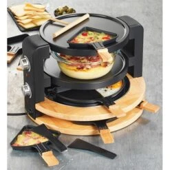 Raclette Ronde Multifonction 10 Poêlons 1500 W -Cuisine Fournitures Magasin 780193 2 1 Raclette ronde multifonction 10 poelons 1500 W Kitchen Chef Professional