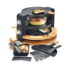 Raclette Ronde Multifonction 10 Poêlons 1500 W -Cuisine Fournitures Magasin 780193 4 1 Raclette ronde multifonction 10 poelons 1500 W Kitchen Chef Professional