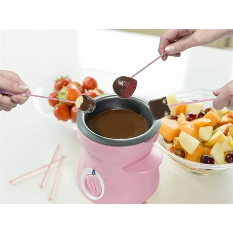 Bestron Fondue Au Chocolat Compact 25 W Sweet Dreams Rose 2 Bestron Fondue Au Chocolat Compact 25 W Sweet Dreams Rose – Image 2