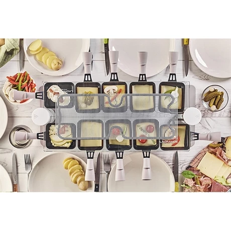 Raclette 10 Personnes Transparence MINERAL 2 Raclette 10 Personnes Transparence MINERAL – Image 2