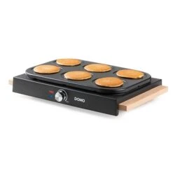 Domo Appareil 2 En 1 Mini-woks Et Mini-crêpes électrique 6 Personnes 1000 W -Cuisine Fournitures Magasin 780306 2 1 Appareil 2 en 1 mini woks et mini crepes electrique 6 personnes 1000 W Domo