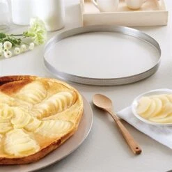 Lot 3 Cercles à Tarte Perforés En Inox Rond 20 - 24 - 28 Cm -Cuisine Fournitures Magasin 87947 3 2 Lot 3 cercles a tarte perfores en inox rond 20 24 28 cm Mathon