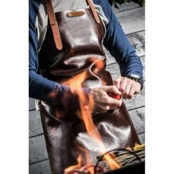 Tablier Kansas Cuir Noir Taille M 74 Cm 6 Tablier Kansas Cuir Noir Taille M 74 Cm -Cuisine Fournitures Magasin 880024 2 2 Tablier Kansas cuir noir taille M 74 cm Xapron