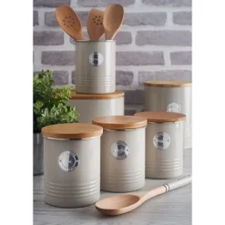 Typhoon Pot à Ustensiles Gris -Cuisine Fournitures Magasin 880046 2 3 Pot a ustensiles gris Typhoon