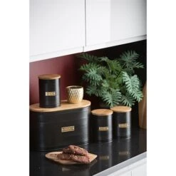 Typhoon Boîte à Thé 1 L Noire -Cuisine Fournitures Magasin 880048 2 2 Boite a the 1 L noire Typhoon