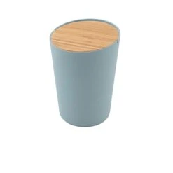 Poubelle Fibre De Bambou Coloris Bleu